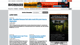 What Biomassmagazine.com website looked like in 2021 (3 years ago)