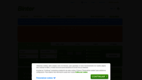 What Bintercanarias.com website looked like in 2021 (3 years ago)