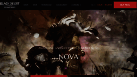 What Blackdesertonline.com website looked like in 2021 (3 years ago)