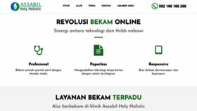 What Bekam.co.id website looked like in 2021 (3 years ago)