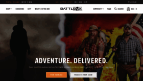 What Battlbox.com website looked like in 2021 (3 years ago)