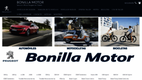 What Bonillamotor.com website looked like in 2021 (3 years ago)