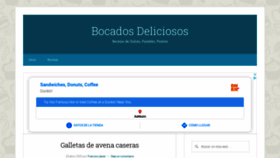 What Bocadosdeliciosos.com website looked like in 2021 (3 years ago)