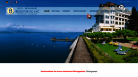 What Bellevue-au-lac.ch website looked like in 2021 (3 years ago)