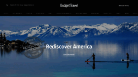 What Budgettravel.com website looked like in 2021 (3 years ago)