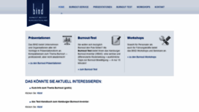 What Burnout-institut.eu website looked like in 2021 (3 years ago)