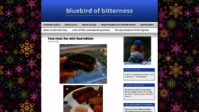 What Bluebirdofbitterness.com website looked like in 2021 (3 years ago)