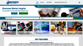 What Businessmarketinsights.com website looked like in 2021 (3 years ago)