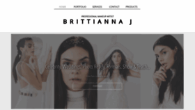 What Brittiannaj.com website looked like in 2021 (3 years ago)