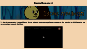 What Basme-romanesti.ro website looked like in 2021 (3 years ago)