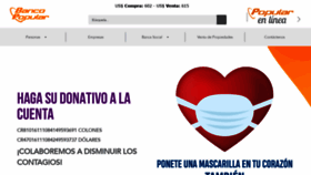 What Bancopopular.fi.cr website looked like in 2021 (4 years ago)