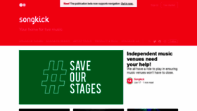 What Blog.songkick.com website looked like in 2021 (3 years ago)