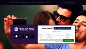 What Beta.meetme.com website looked like in 2021 (3 years ago)