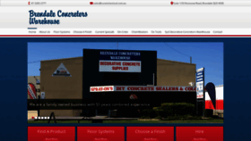 What Brendaleconcreterswarehouse.com.au website looked like in 2021 (3 years ago)