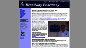 What Broadwayrx.com website looked like in 2021 (3 years ago)
