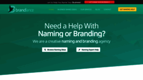 What Brandlance.com website looked like in 2021 (3 years ago)