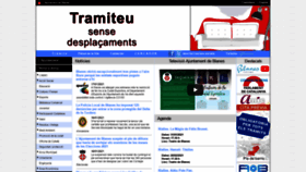 What Blanes.cat website looked like in 2021 (5 years ago)