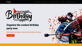 What Birthdayparty.sg website looked like in 2021 (3 years ago)