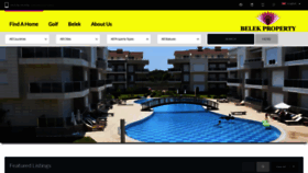 What Belek-property.com website looked like in 2021 (3 years ago)