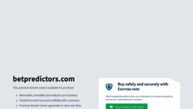 What Betpredictors.com website looked like in 2021 (3 years ago)
