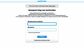What Basispoort.nl website looked like in 2021 (3 years ago)