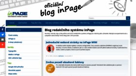 What Blog.inpage.cz website looked like in 2021 (3 years ago)