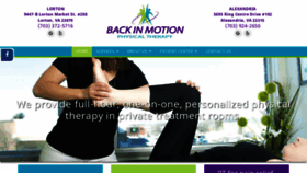 What Backinmotionpt.com website looked like in 2021 (3 years ago)