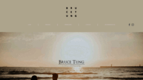 What Brucetung.photography website looked like in 2021 (3 years ago)