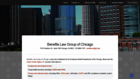 What Benefitslawgroupofchicago.com website looked like in 2021 (3 years ago)