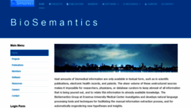 What Biosemantics.org website looked like in 2021 (3 years ago)