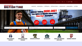 What Britishtime.com.tr website looked like in 2021 (3 years ago)