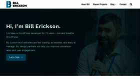 What Billerickson.net website looked like in 2021 (3 years ago)