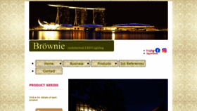 What Brownie-led.com website looked like in 2021 (3 years ago)