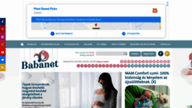 What Babanet.hu website looked like in 2021 (3 years ago)