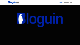 What Bloguin.com website looked like in 2021 (3 years ago)