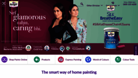 What Bergerpaints.com website looked like in 2021 (3 years ago)