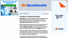 What Bitaccelerate.com website looked like in 2021 (3 years ago)