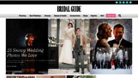 What Bridalguide.com website looked like in 2021 (3 years ago)