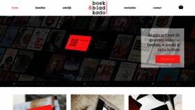 What Boekenbladkado.nl website looked like in 2021 (3 years ago)