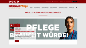 What Bibliomed-pflege.de website looked like in 2021 (3 years ago)