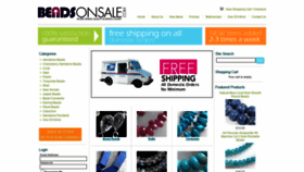 What Beadsonsale.com website looked like in 2021 (3 years ago)