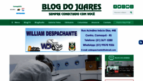 What Blogdojuares.com.br website looked like in 2021 (4 years ago)