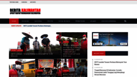 What Beritakalimantan.co.id website looked like in 2021 (5 years ago)