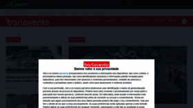 What Barlavento.pt website looked like in 2021 (5 years ago)
