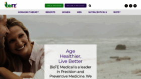 What Biotemedical.com website looked like in 2021 (3 years ago)