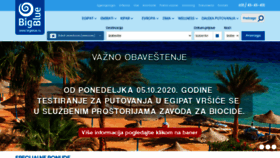 What Bigblue.rs website looked like in 2021 (5 years ago)