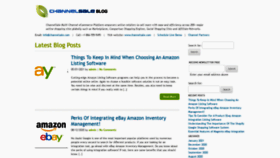 What Blog.channelsale.com website looked like in 2021 (3 years ago)