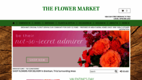 What Brenhamflowermarket.com website looked like in 2021 (3 years ago)
