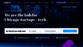 What Builtinchicago.org website looked like in 2021 (4 years ago)