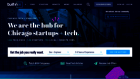 What Builtinchicago.org website looked like in 2021 (3 years ago)